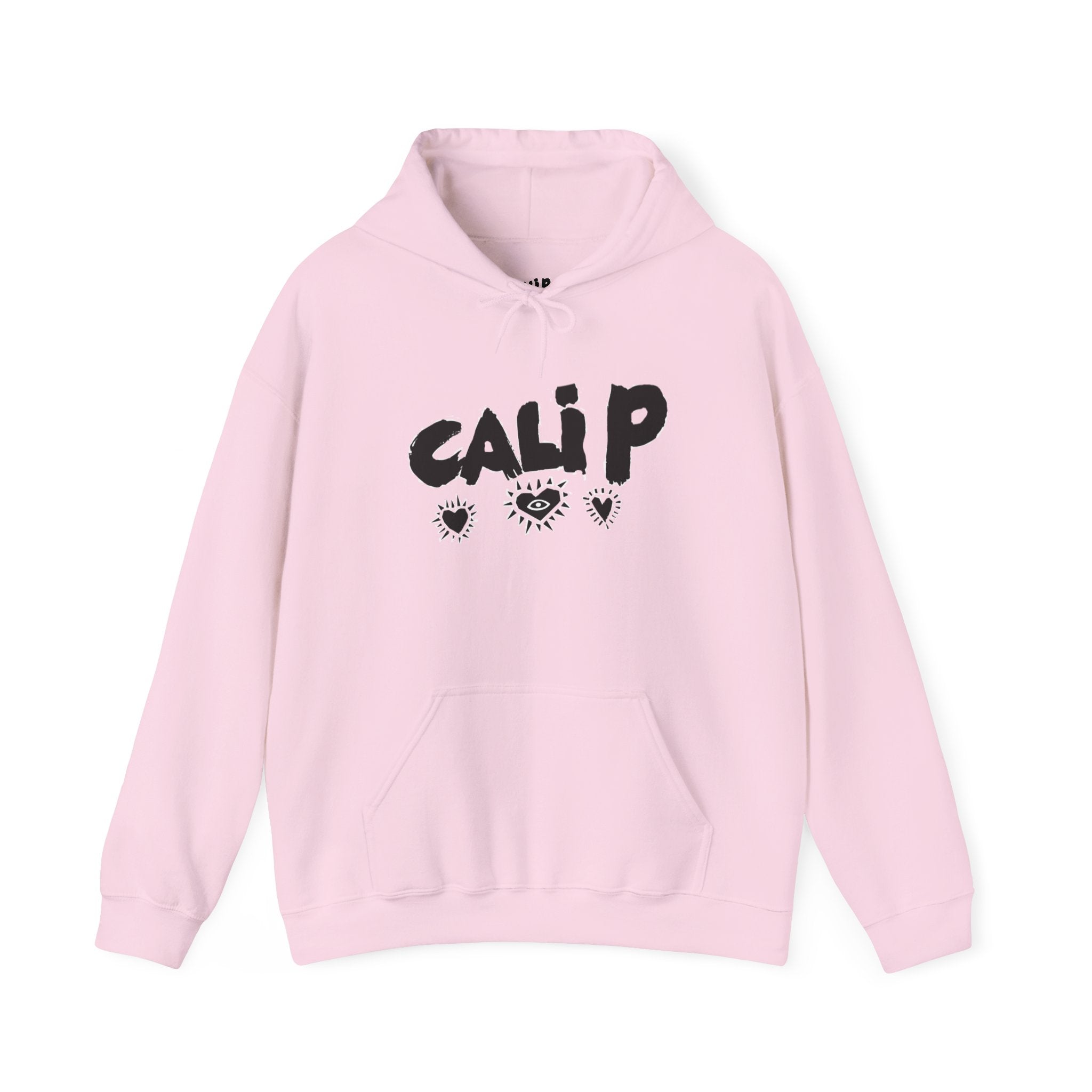 Cali P hearts front, Infinite Love heart back Hoodie | Pullover Sweatshirt